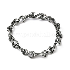 Gliederkettenarmbänder aus 304 Edelstahl für Männer und Frauen&nbsp;BJEW-D385-03AS