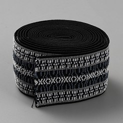 Polyester-Jacquardbänder im ethnischen Stil&nbsp;SRIB-WH0011-258A