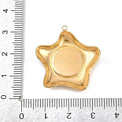 Pendentifs imprimés en acier inoxydable 304&nbsp;STAS-C146-09G-04