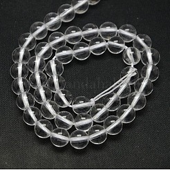 Grade eine natürliche Quarzkristallperlenstränge&nbsp;G-N0007-4mm-01