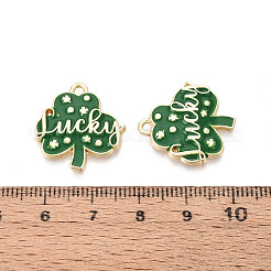 Emaille-Anhänger aus Legierung zum St. Patrick's Day&nbsp;ENAM-T024-52A-G