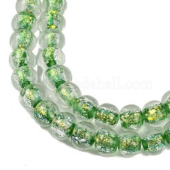 Fili di perline di lampwork in lamina fatti a mano&nbsp;FOIL-K003-06A-13
