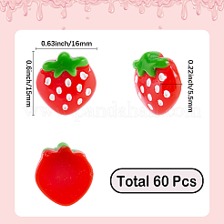 60 Stück Decoden-Cabochons aus Kunstharz.&nbsp;CRES-SC0003-15
