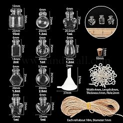 Bottiglie di vetro vaso perle di vetro contenitori&nbsp;AJEW-CA0001-05