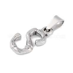 Pendentifs en acier inoxydable 304 anti-ternissement&nbsp;STAS-F235-01P-S