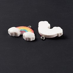 Undurchsichtige Harzanhänger&nbsp;RESI-G040-D03-B