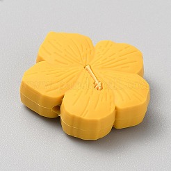 Blumen-Fokalperlen aus umweltfreundlichem Silikon in Lebensmittelqualität&nbsp;SIL-CJC0012-05A