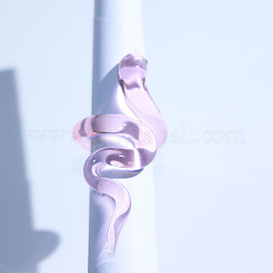 Manschettenringe aus transparentem Glas mit Schlangenmotiv&nbsp;FS-WGAA607-04