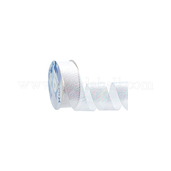 Ruban polyester irisé 18m&nbsp;OCOR-WH0097-10A
