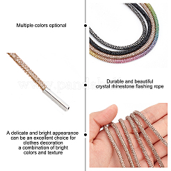Algodón con rhinestone&nbsp;DIY-WH0268-12C