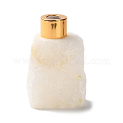Parfümflasche aus rohem natürlichem Quarzkristall&nbsp;G-B131-03D