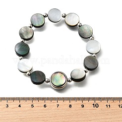 Stretch-Armbänder aus Abalone-Muschelperlen&nbsp;BJEW-D315-03P