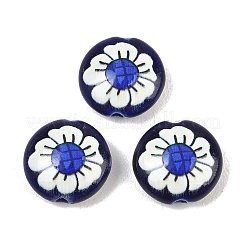 Cuentas de porcelana hechas a mano impresos&nbsp;PR-CBA938E-02B