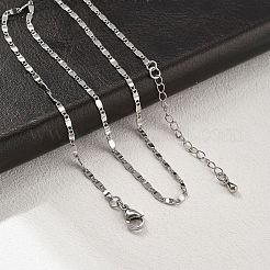 Halsketten mit ovalen Gliedern aus Messing für Damen&nbsp;NJEW-D302-26P