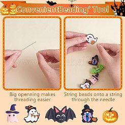 12 Stück 4 Stil Halloween Silikon Fokalperlen&nbsp;JX753A