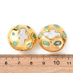 Gefärbt natürlichen weißen Jade Perlen&nbsp;KK-K348-12G-01