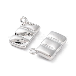 Breloques en laiton zircon cubique transparent&nbsp;KK-F871-42P