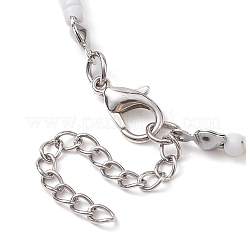 Collane di perle di vetro da donna&nbsp;NJEW-JN04673