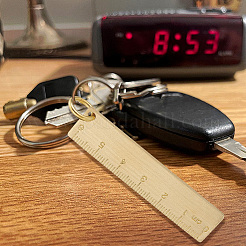 Messing große Anhänger&nbsp;LS-KK-WH0062-69G