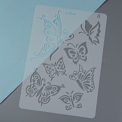 Wiederverwendbare Zeichenschablonen aus Kunststoff&nbsp;DIY-F018-B08