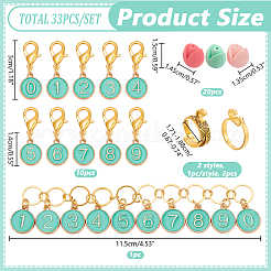Anzahl DIY Strickwerkzeug-Sets&nbsp;HJEW-NB00074-04