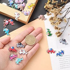 70 stücke 14 stile zinklegierung stecker charms&nbsp;ENAM-CJ0004-21