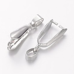 Klemmbügel aus platiniertem Messing&nbsp;X-KK-B739-P