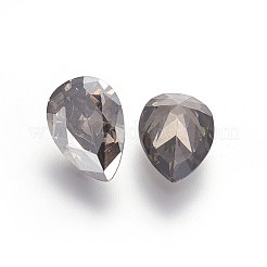 Cabochon galvanizzati a punta in zirconi galvanizzati&nbsp;X-ZIRC-I024-7x10-04