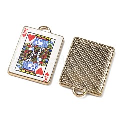 Imprimés alliage pendentifs en émail&nbsp;ENAM-P265-01G-M