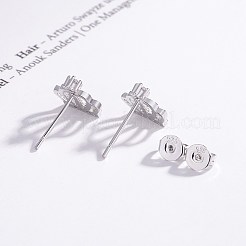 Messing Ohrstecker&nbsp;EJEW-BB61232-A