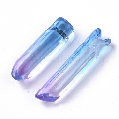 Perles en verre deux tons&nbsp;LS-GLAA-S167-13D