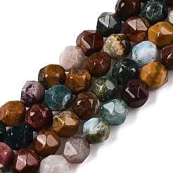 Natur Ozean Jaspis Perlen Stränge&nbsp;G-T138-226