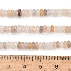 Stränge aus natürlichen violetten Erdbeerquarzperlen&nbsp;G-Z110-B15-2x4mm