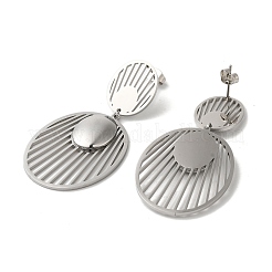 Ohrstecker aus Edelstahl für Damen&nbsp;EJEW-C110-04P