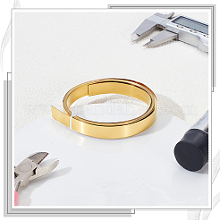 2m flache Messingrollen&nbsp;DIY-WH0308-769
