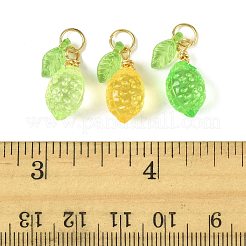 36 ciondolo acrilico al limone in 3 colori&nbsp;PALLOY-FS00059-02