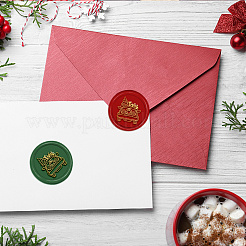 Cachet de cire en laiton avec poignée&nbsp;AJEW-WH0184-0663