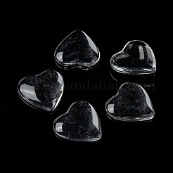 Vetro trasparente cabochon cuore&nbsp;GGLA-R021-20mm