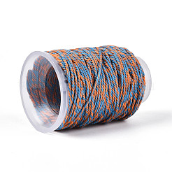 22 m di cordino in cotone macramè bicolore&nbsp;OCOR-T017-07J