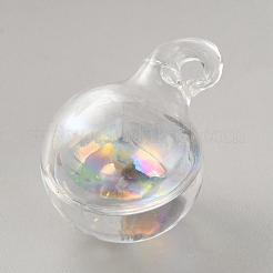 Pendenti in vetro borosilicato alto&nbsp;LS-GLAA-WH0010-02A