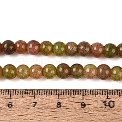Brins de perles de verre craquelé teintées à effet ombré&nbsp;GLAA-Q106-01A-B01