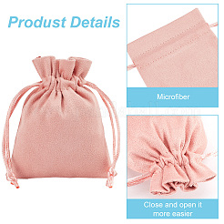 12 Uds. Bolsas con cordón de tela de terciopelo&nbsp;TP-DR0001-01B-02