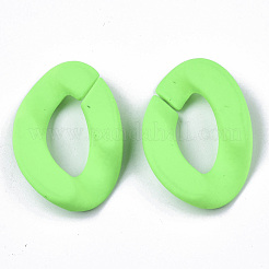 Undurchsichtige sprühlackierte Acrylverbindungsringe&nbsp;OACR-R249-03