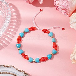 2 bracelet en perles de rocaille cylindriques en forme de losange&nbsp;BJEW-MZ00145