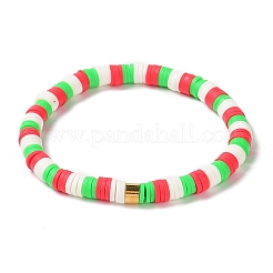 Conjuntos de pulseras elásticas de cuentas de heishi de arcilla polimérica hechas a mano&nbsp;BJEW-JB05902-09