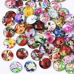 Glas cabochons&nbsp;GGLA-R040-12mm-07