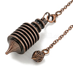 Pendoli da rabdomanzia con bobina in ottone placcato a cremagliera&nbsp;G-K338-26