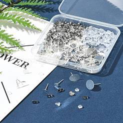 Ohrstecker-Beschläge aus Edelstahl 304&nbsp;FIND-FS0003-76