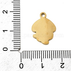 Colgantes de esmalte de acero inoxidable 304&nbsp;STAS-I336-05G-01
