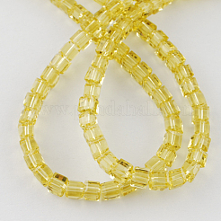 Fili di perline in vetro&nbsp;GLAA-R041-8x8mm-M